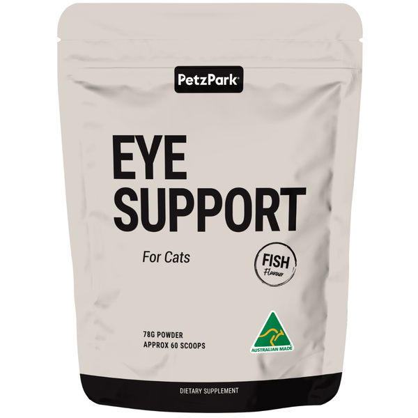 eye support for cats, cat eye support, cat eye supplement, vision supplement for cats, petz park eye support