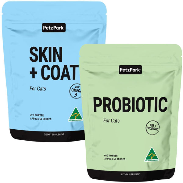 petz park probiotic, petz park skin and coat, supplements for cats
