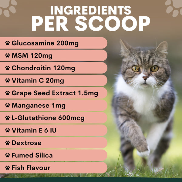 petz park hip and joint for cats ingredients