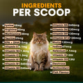 Ingredients for Cat Multivitamin containing Lysine and Taurine