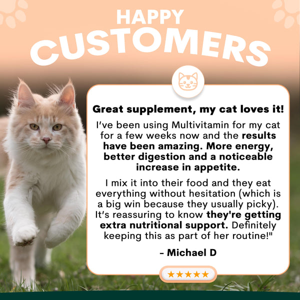 Customer review for cat multivitamin