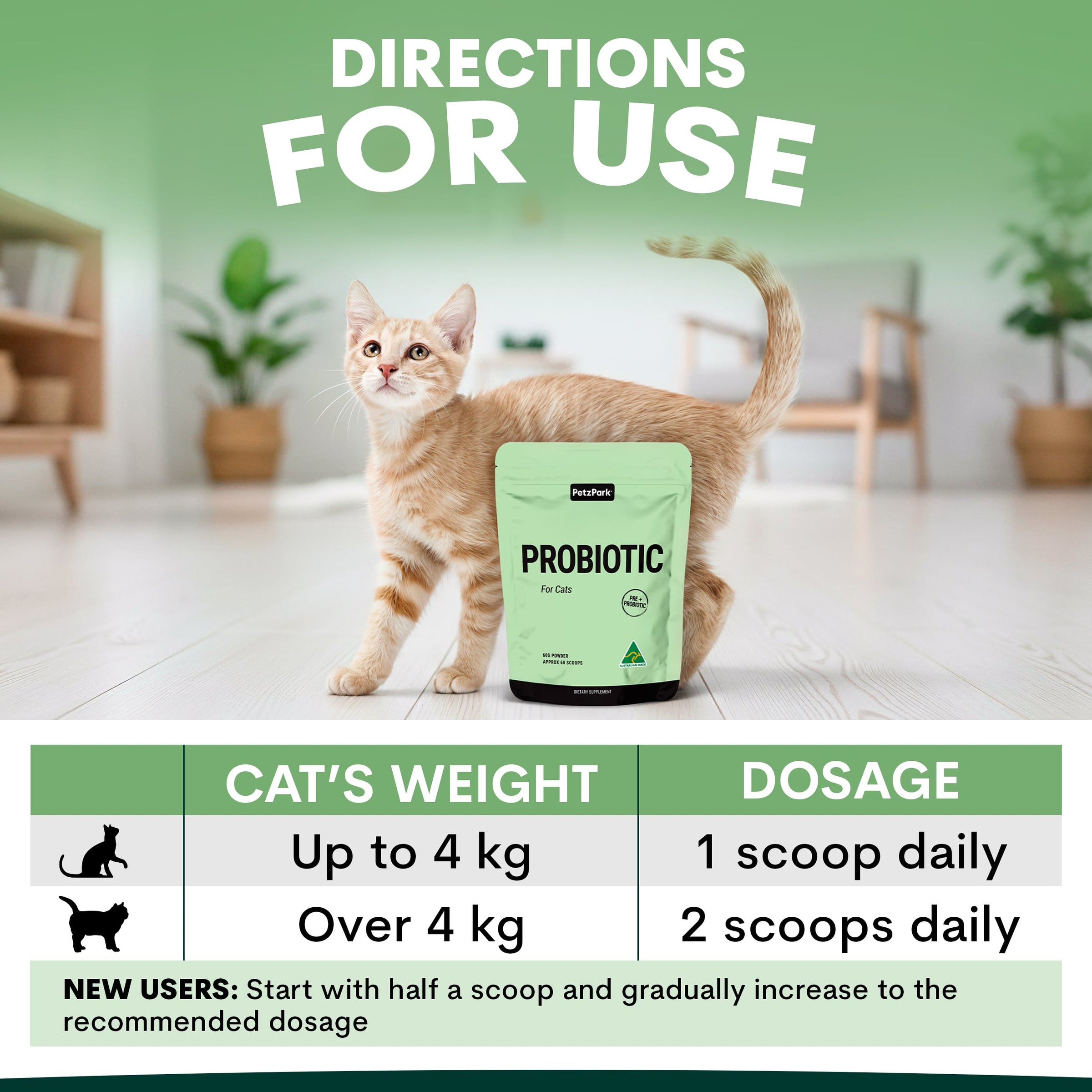 Cat Propolis Probiotic Supplements for Cats & Kittens| Vet-Formulated | Petz Park