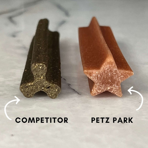 petz park dental stick comparison