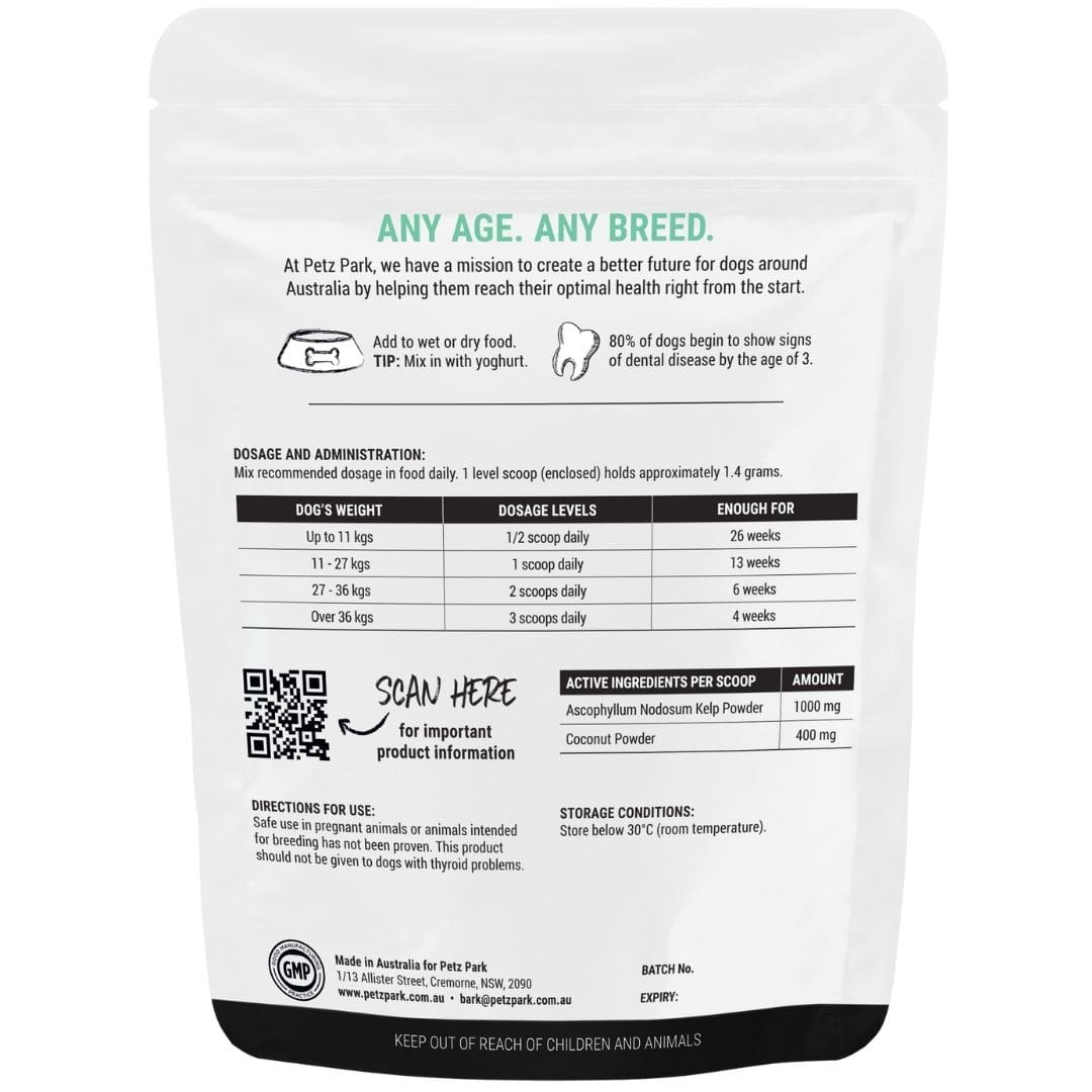 Plaque Control For Dogs Kelp Powder For Dogs Petz Park plaque-control-for-dogs-kelp-powder-for-dogs-petz-park